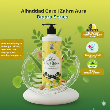 Alhaddad Care (Zahra Aura) Sabun Mandian Bidara (Yellowish Series) (450mL)