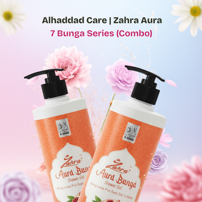 Alhaddad Care (Zahra Aura) Sabun Mandian 7 Bunga (Orange Series) (450 ML)